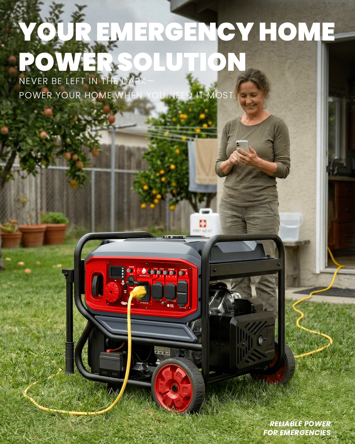 Erayak Titan Open - Frame Inverter Generator | 9kW - 13kW Whole Home Backup - Erayak Power
