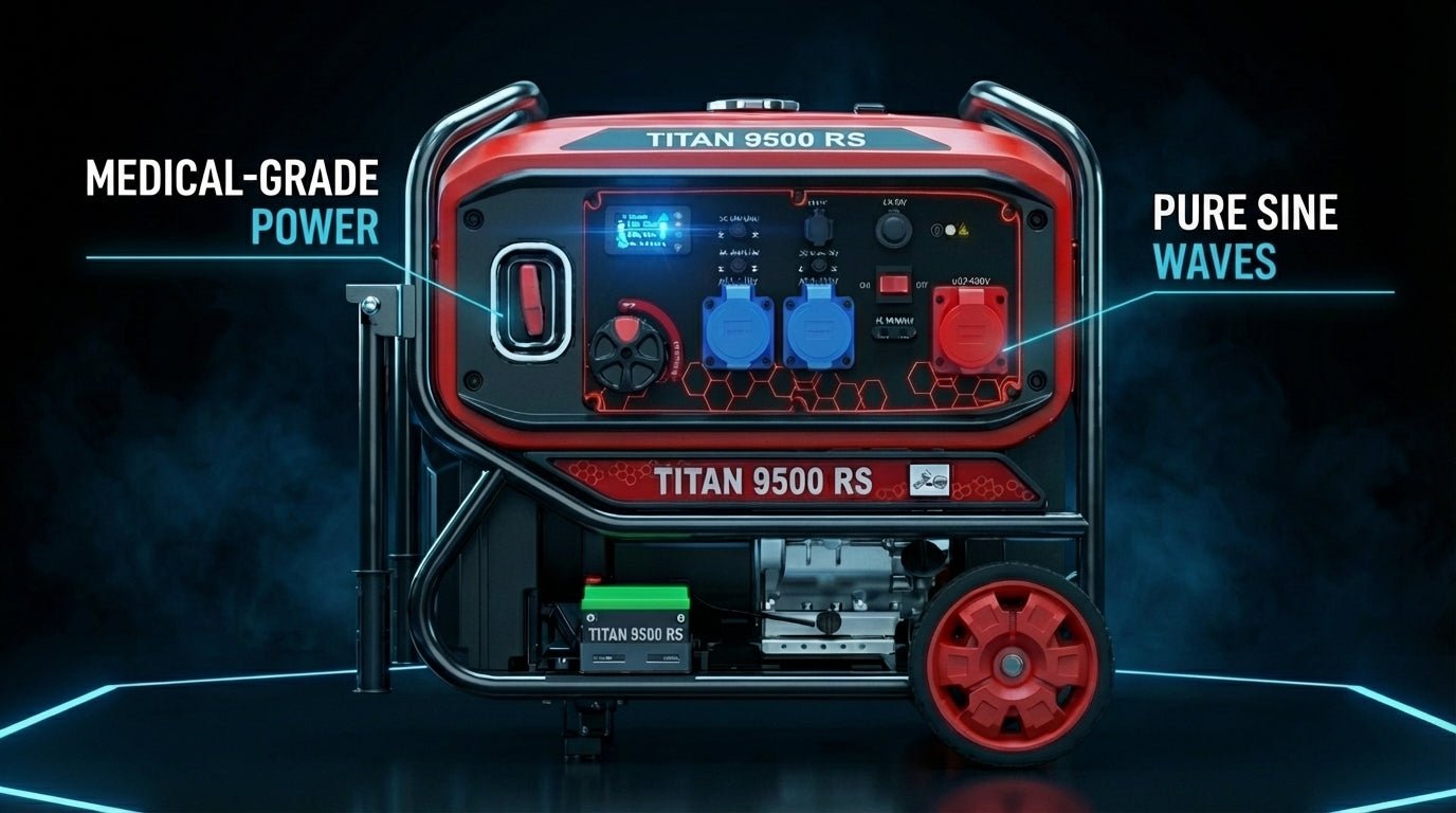 Erayak Titan Open - Frame Inverter Generator | 9kW - 13kW Whole Home Backup - Erayak Power
