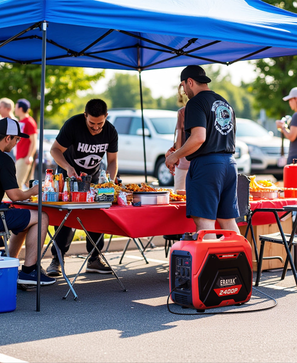 erayak 2400p inverer generator, portable for camping outdoors