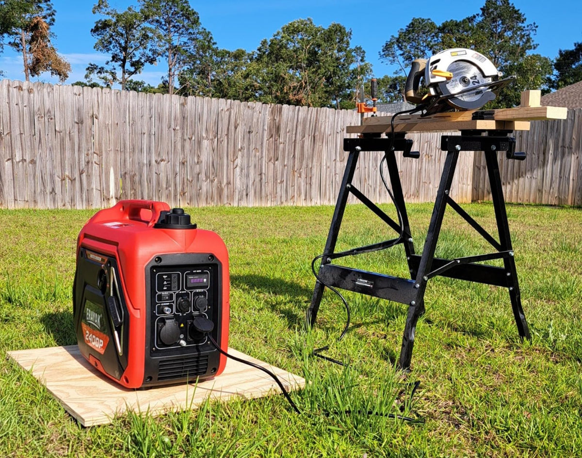 erayak 2400p inverter generator for garden tools