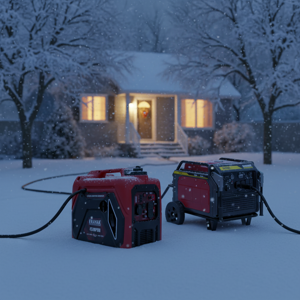 冬季停电场景 - Erayak发电机