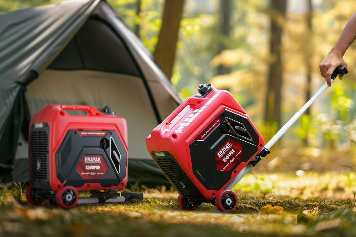 erayak dual fuel 4500 watt inverter generator camping mobile m