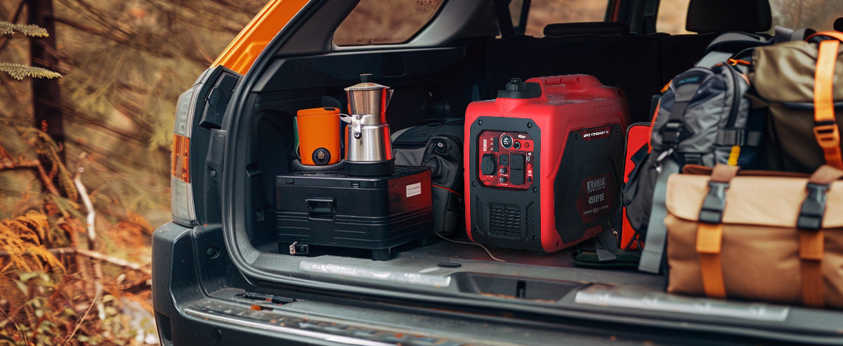 erayak dual fuel 4500 watt inverter generator, propane gasoline compact size