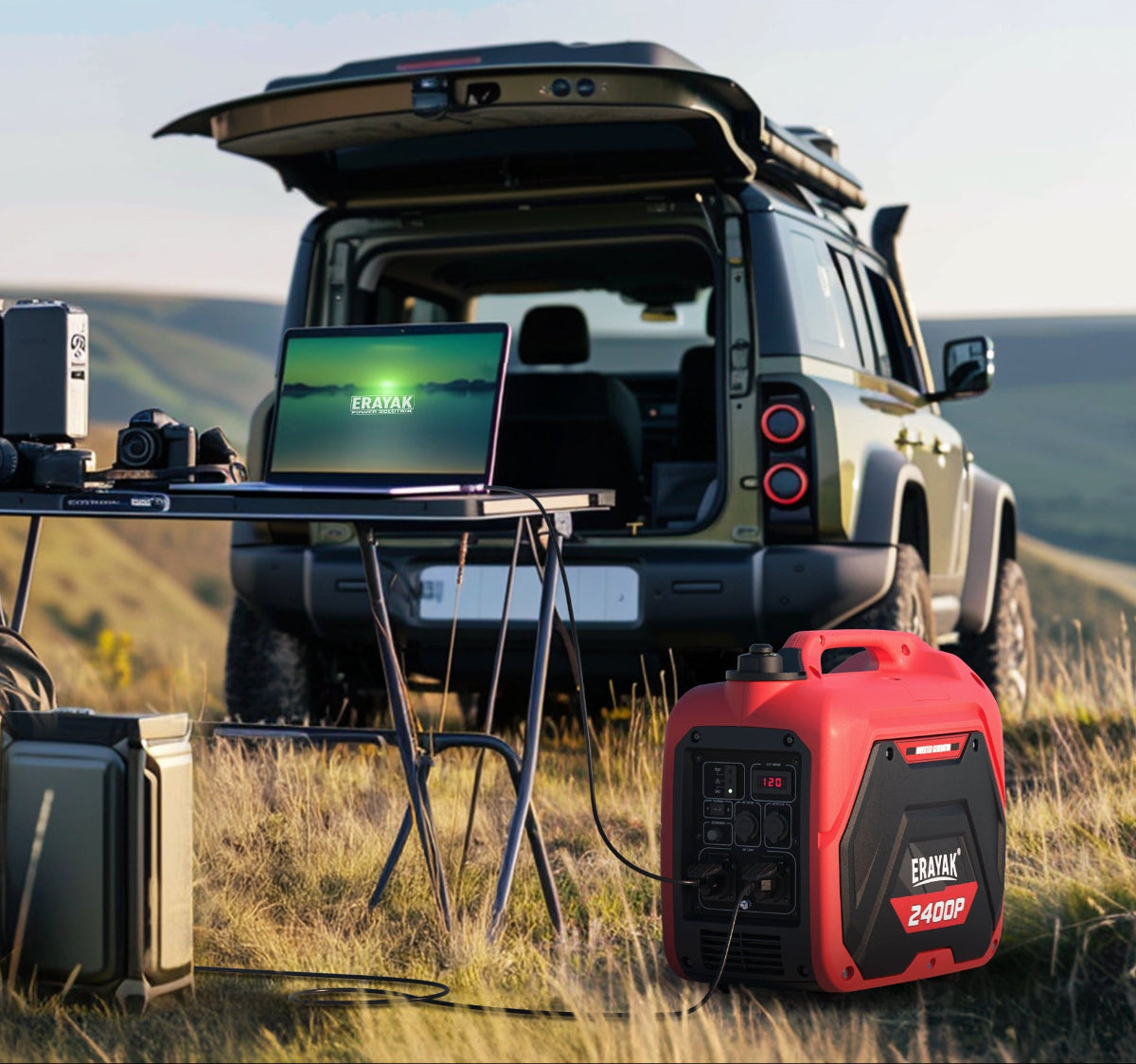 erayak portable inverter generator for outdoor camping