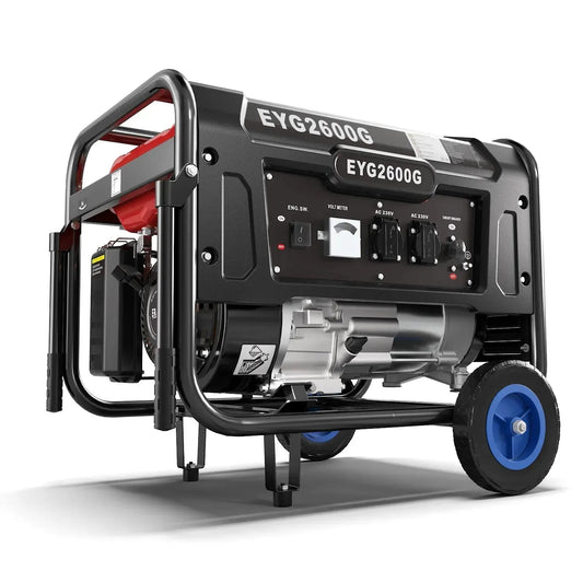 EYG2600G Gasoline Generator 2600W, Outdoor Generatorl for Home Backup Power - Erayak Power