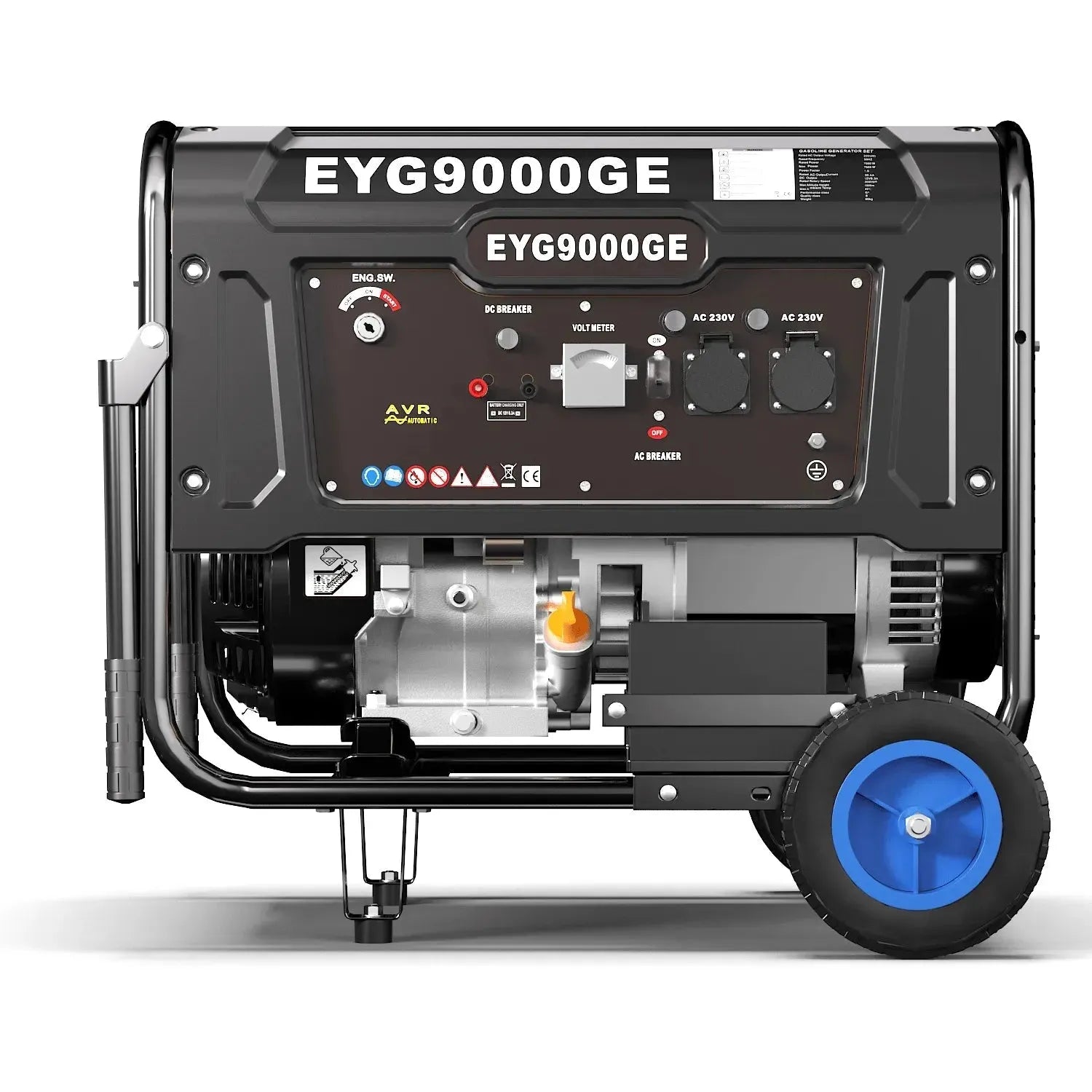 EYG9000G Gasoline Generator 9000W, Outdoor Generatorl for Home Backup Power - Erayak Power