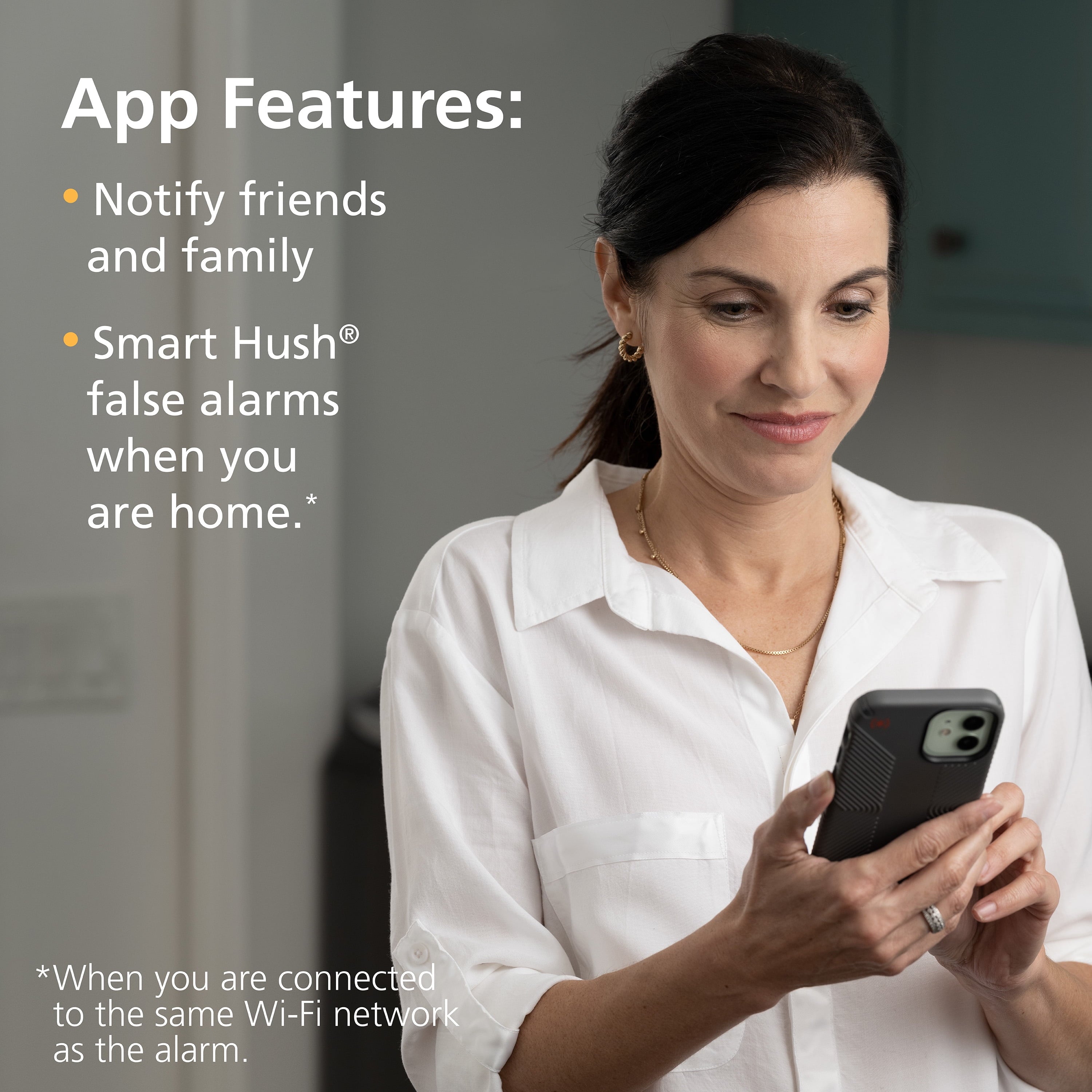 Battery Operated Smart Water Leak Detector & Freeze Alarm with Wi-Fi