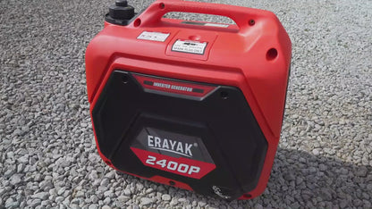 Générateur onduleur portable EYG2400P 2400 W, compact et silencieux – Idéal pour le camping et la maison, alimentation de secours