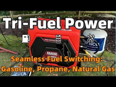 Erayak 4500PD Tri Fuel Inverter Generator | Unboxing | Introduction | Power Test | Parallel